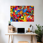 ABSTRACT RHAPSODY Poster Horizontal Autocolante