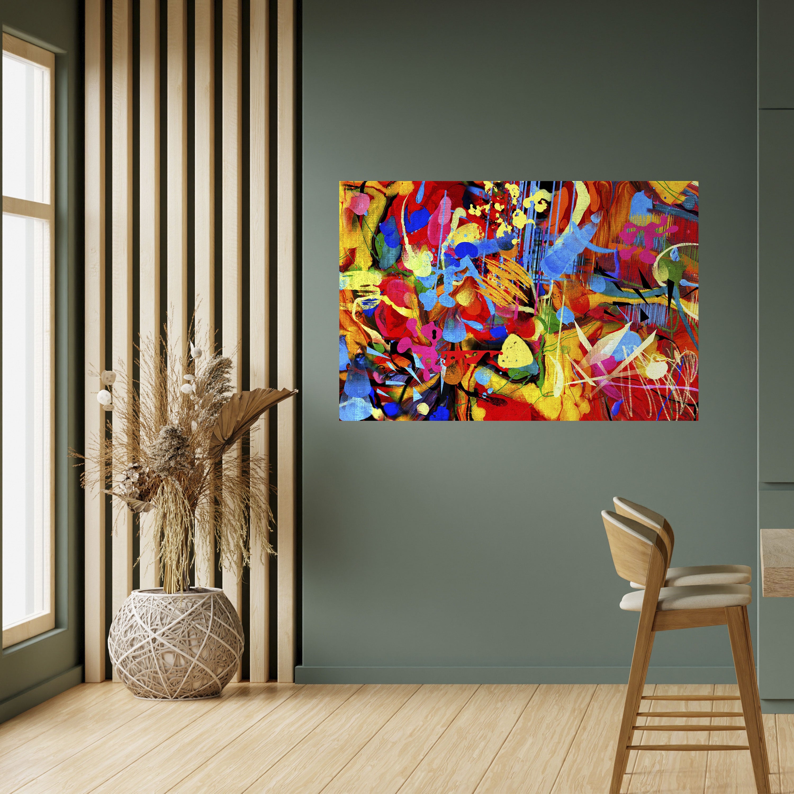ABSTRACT RHAPSODY Poster Horizontal Autocolante