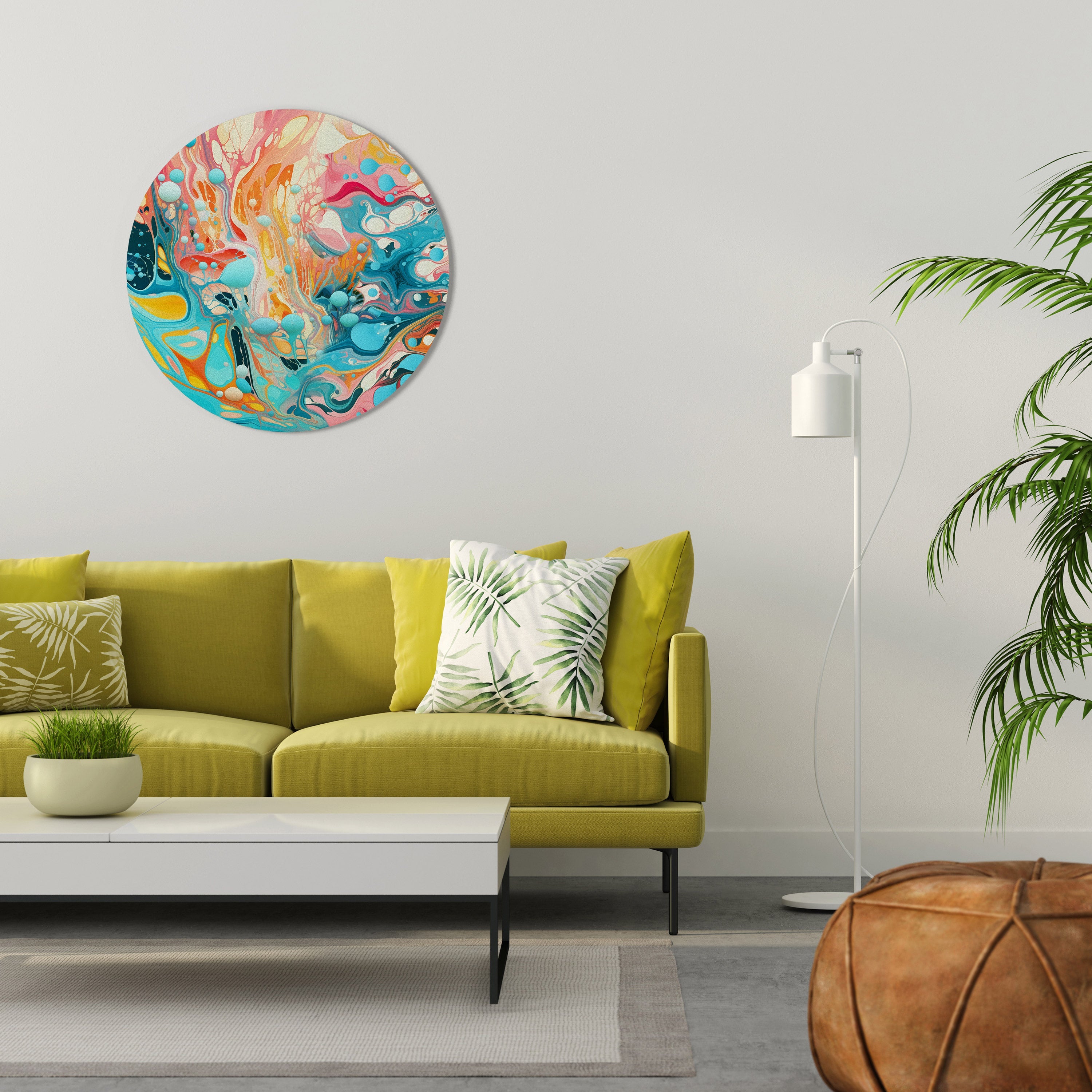 ARTISTIC ALCHEMY Round Wall Art