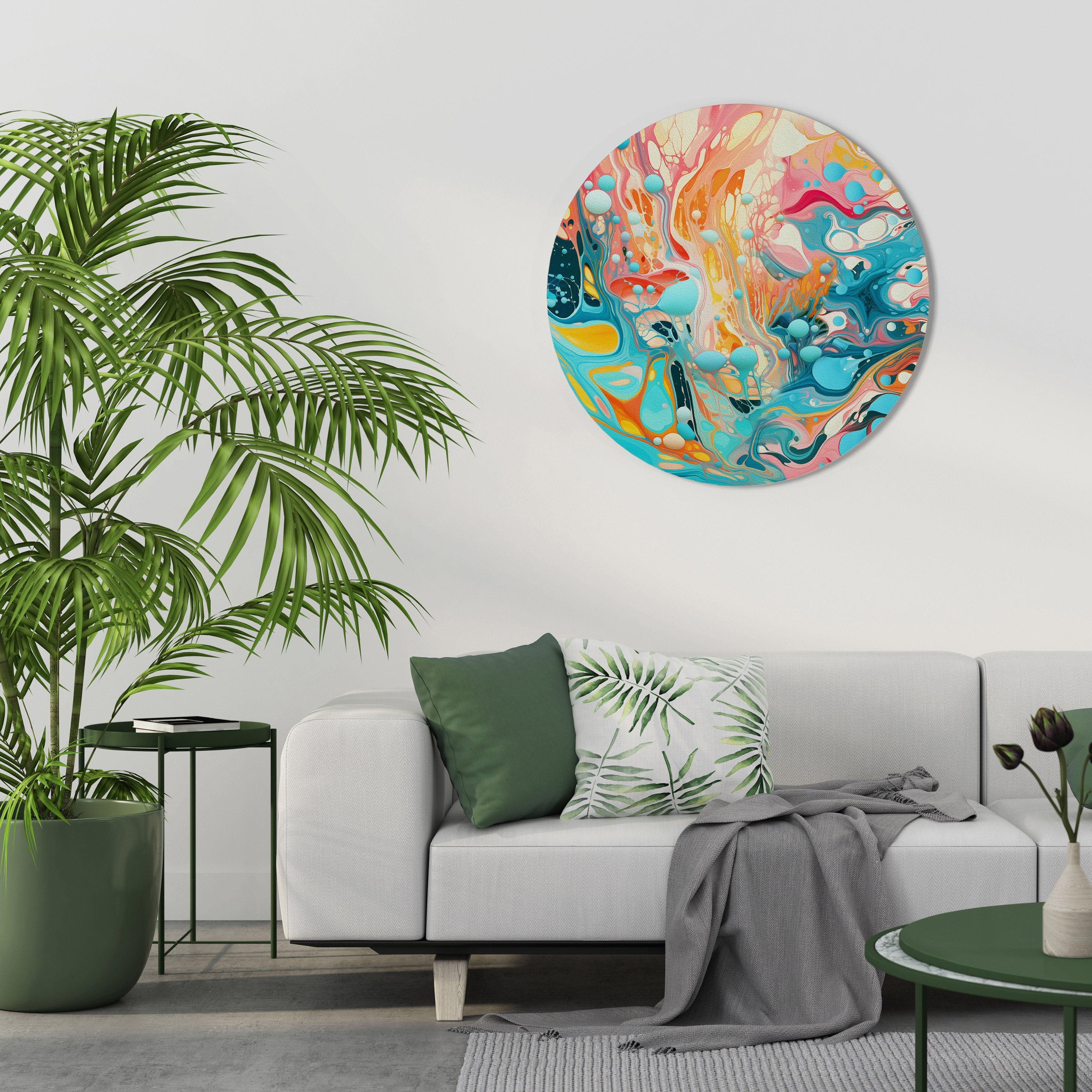 ARTISTIC ALCHEMY Round Wall Art