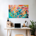 ARTISTIC ALCHEMY Poster Horizontal Autocolante