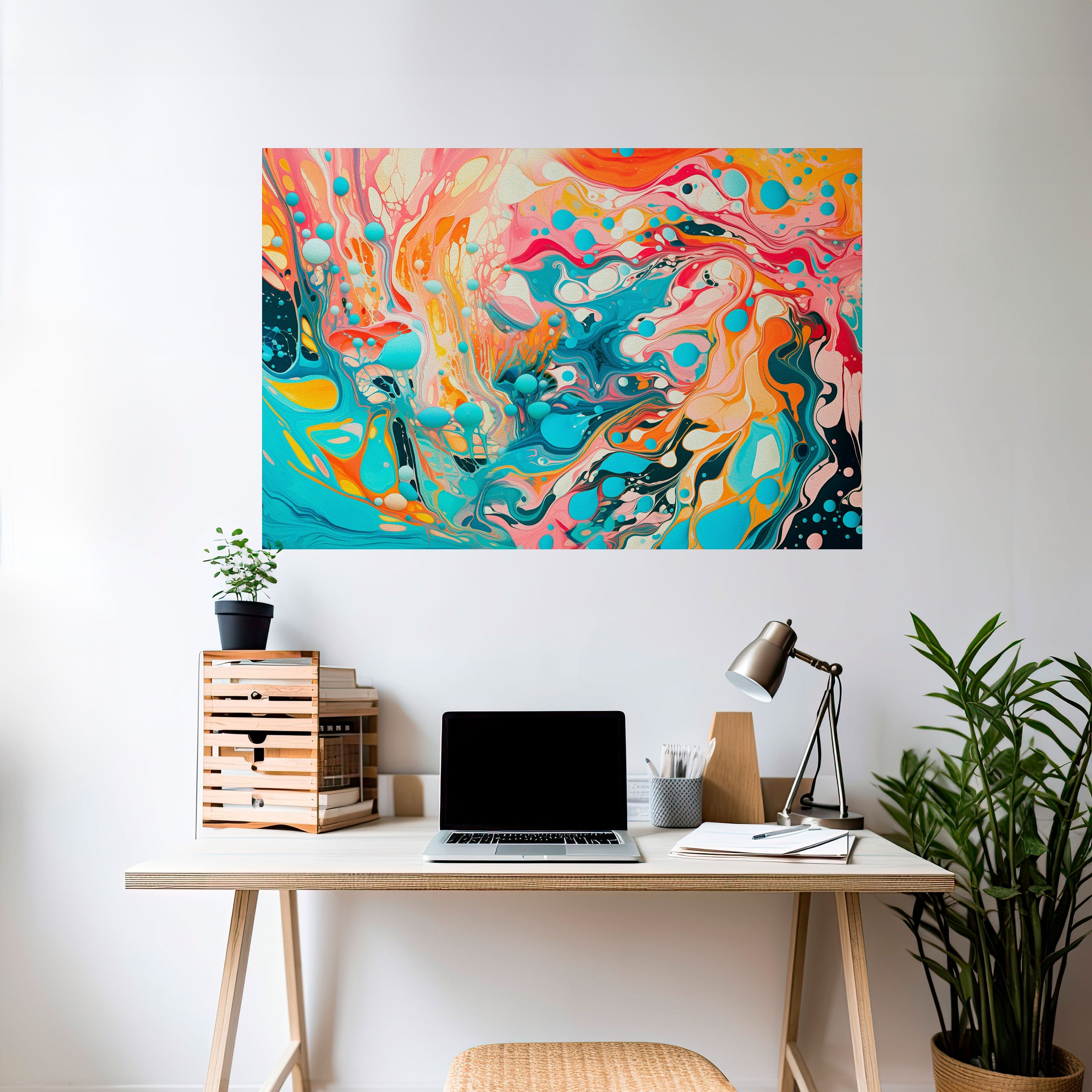 ARTISTIC ALCHEMY Poster Horizontal Autocolante