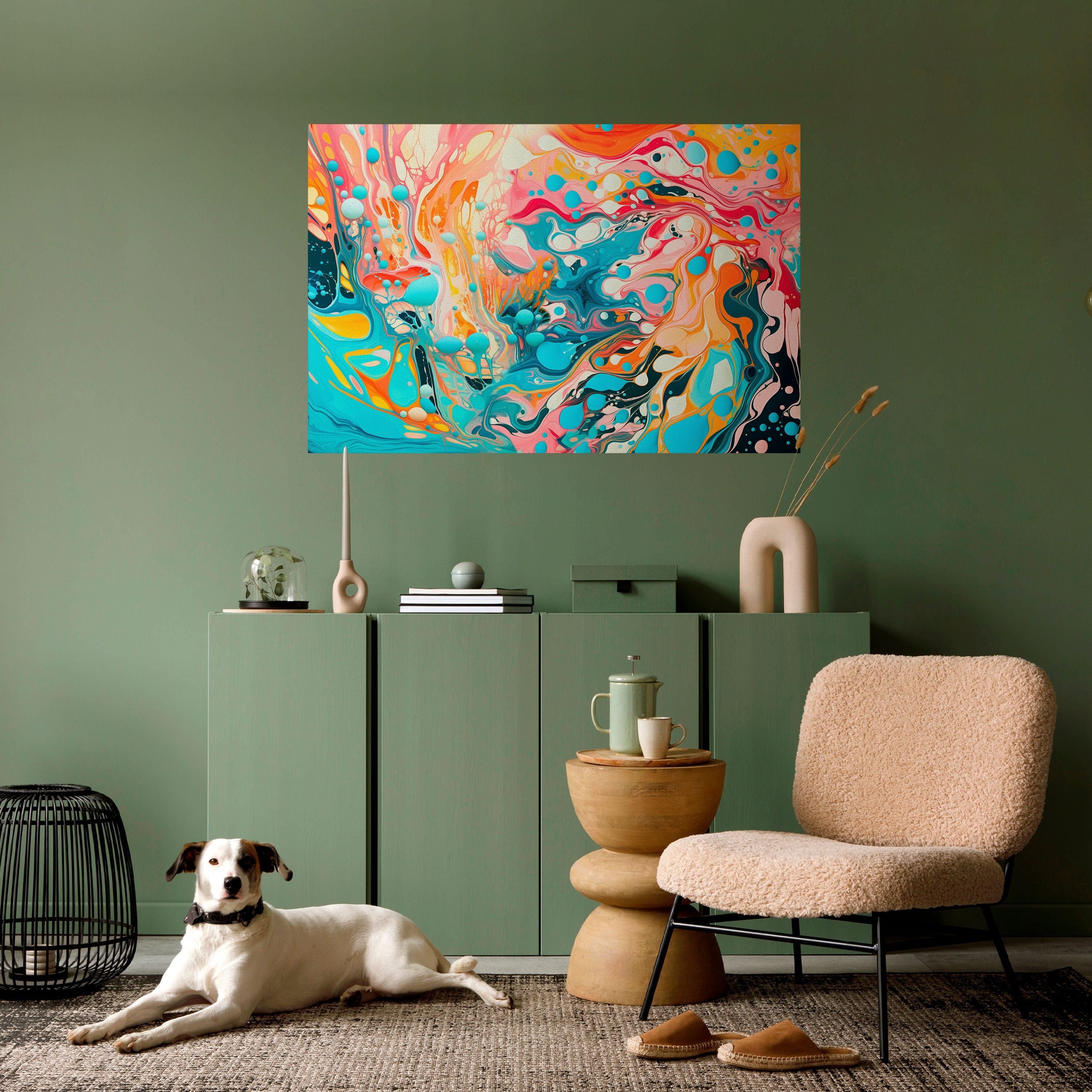 ARTISTIC ALCHEMY Poster Horizontal Autocolante