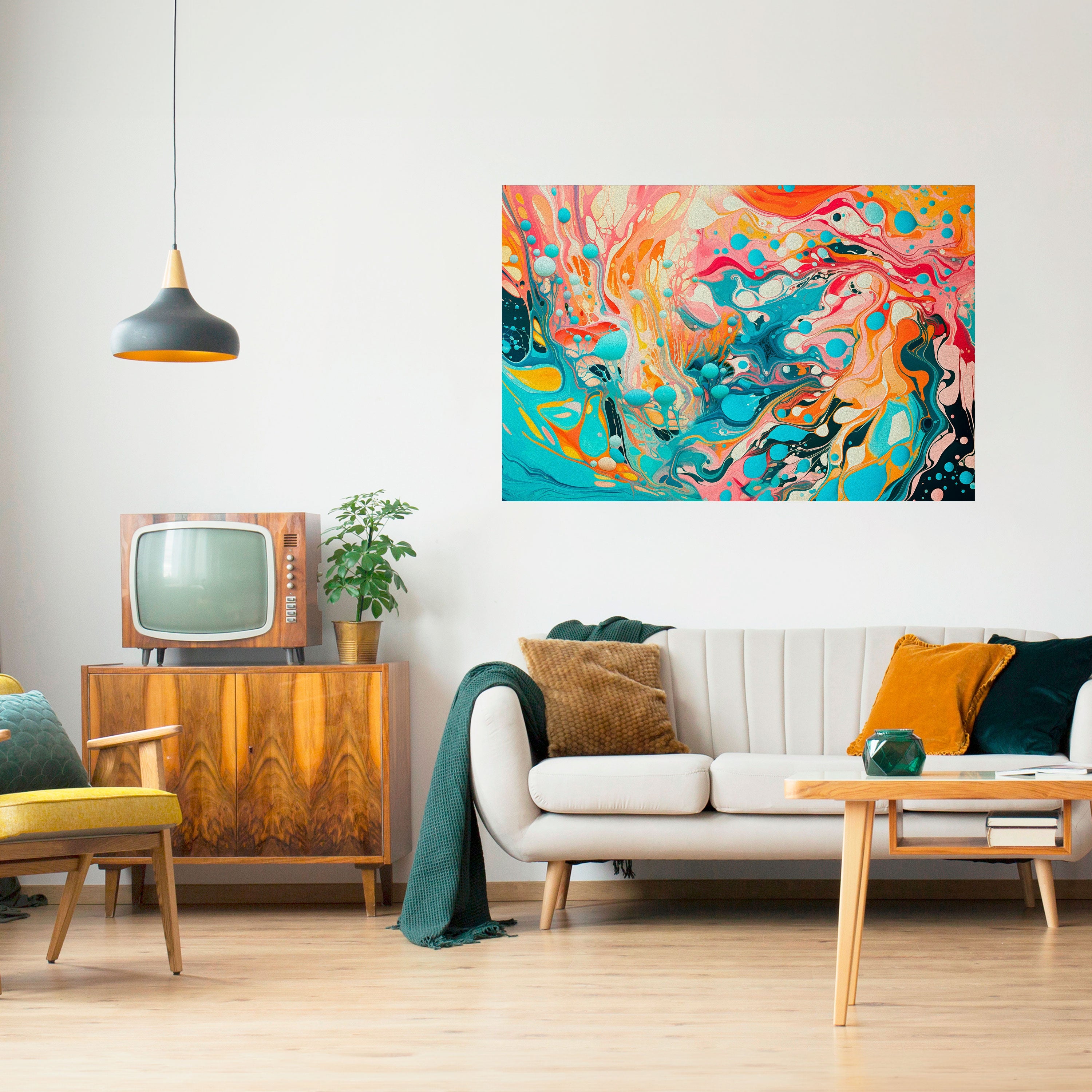 ARTISTIC ALCHEMY Poster Horizontal Autocolante