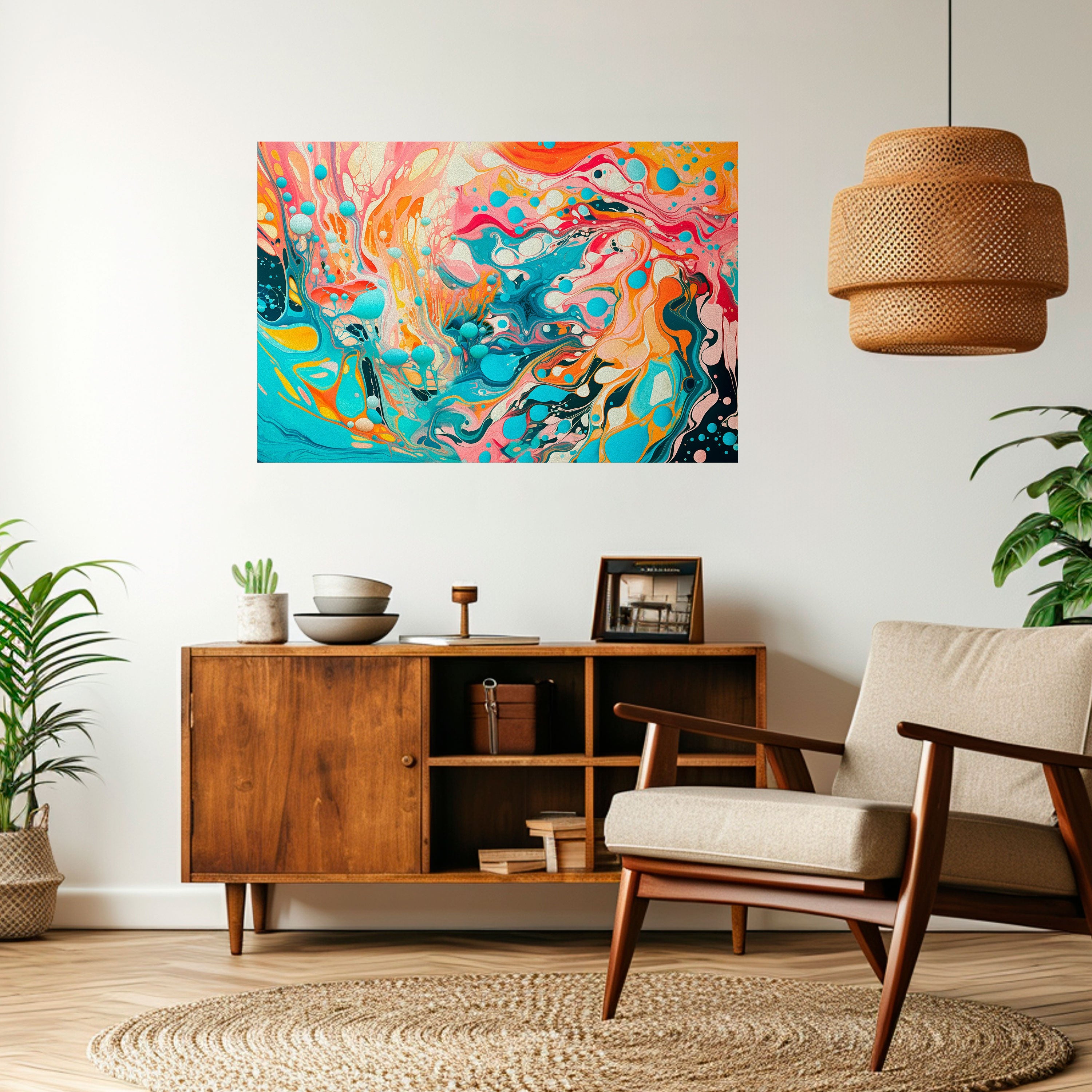 ARTISTIC ALCHEMY Poster Horizontal Autocolante