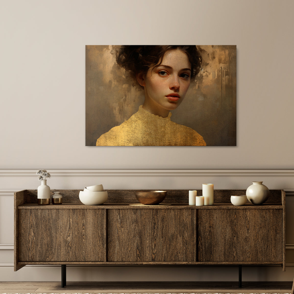 ETHEREAL ECOUNTER Horizontal Canvas Print