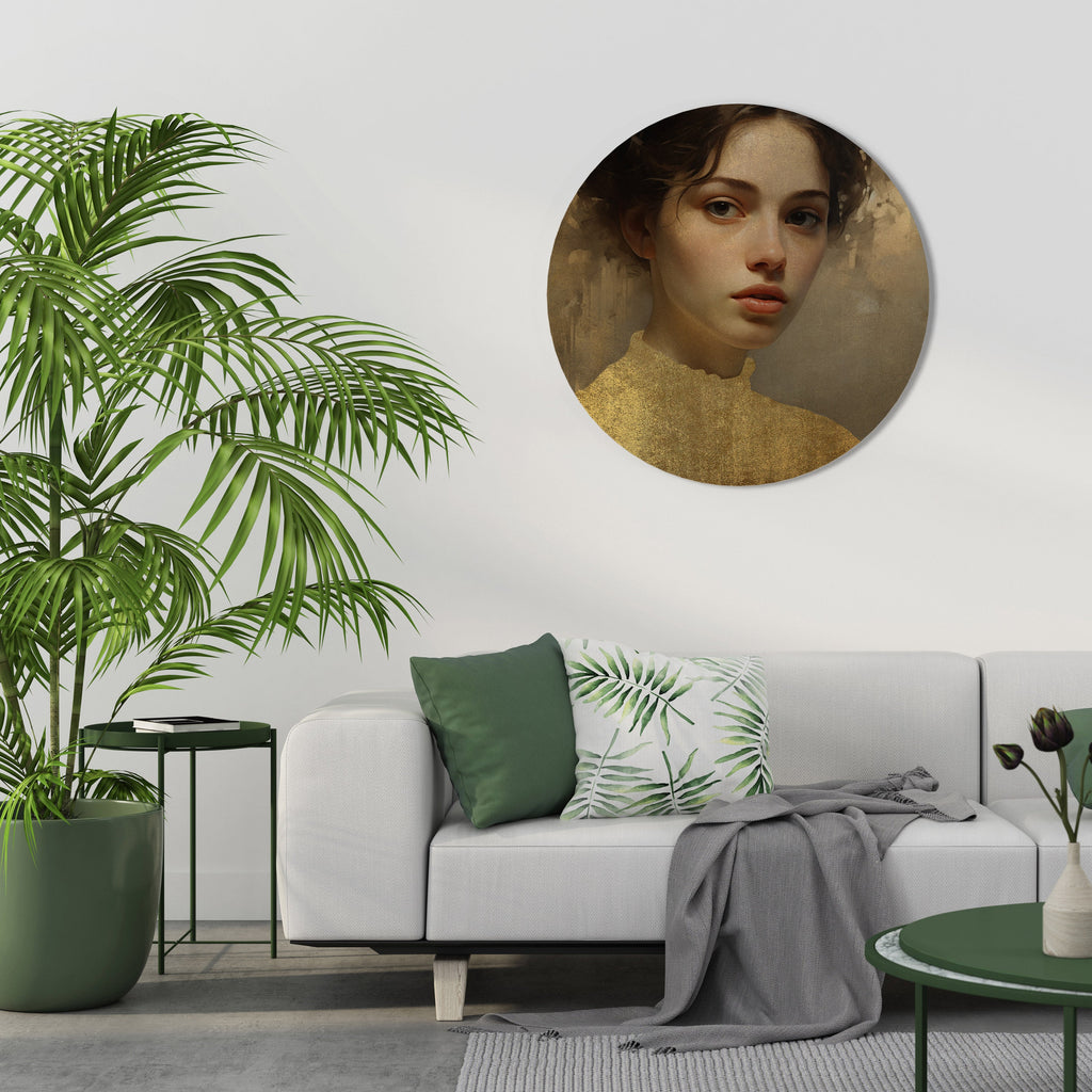 ETHEREAL ECOUNTER Quadro Redondo Decorativo