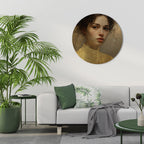 ETHEREAL ECOUNTER Quadro Redondo Decorativo