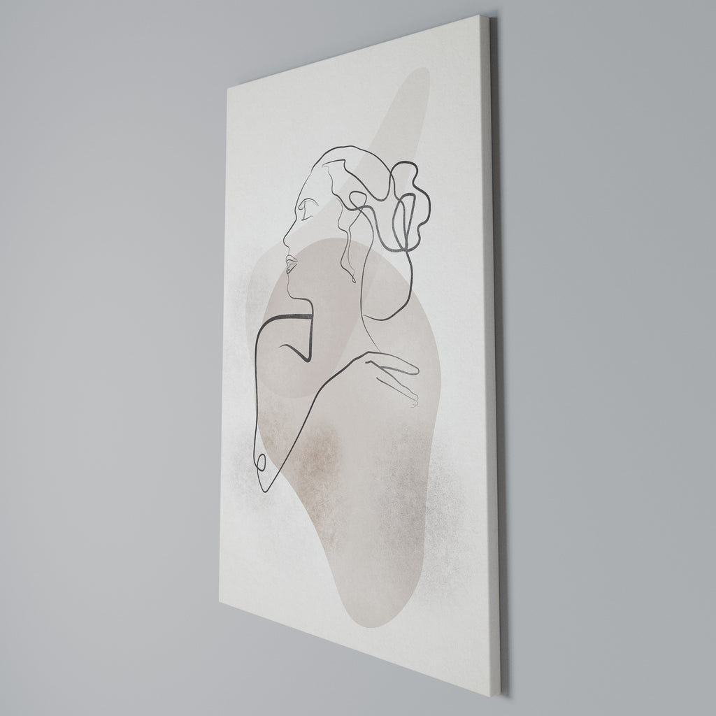GRACEFUL LINES Quadro em tela vertical