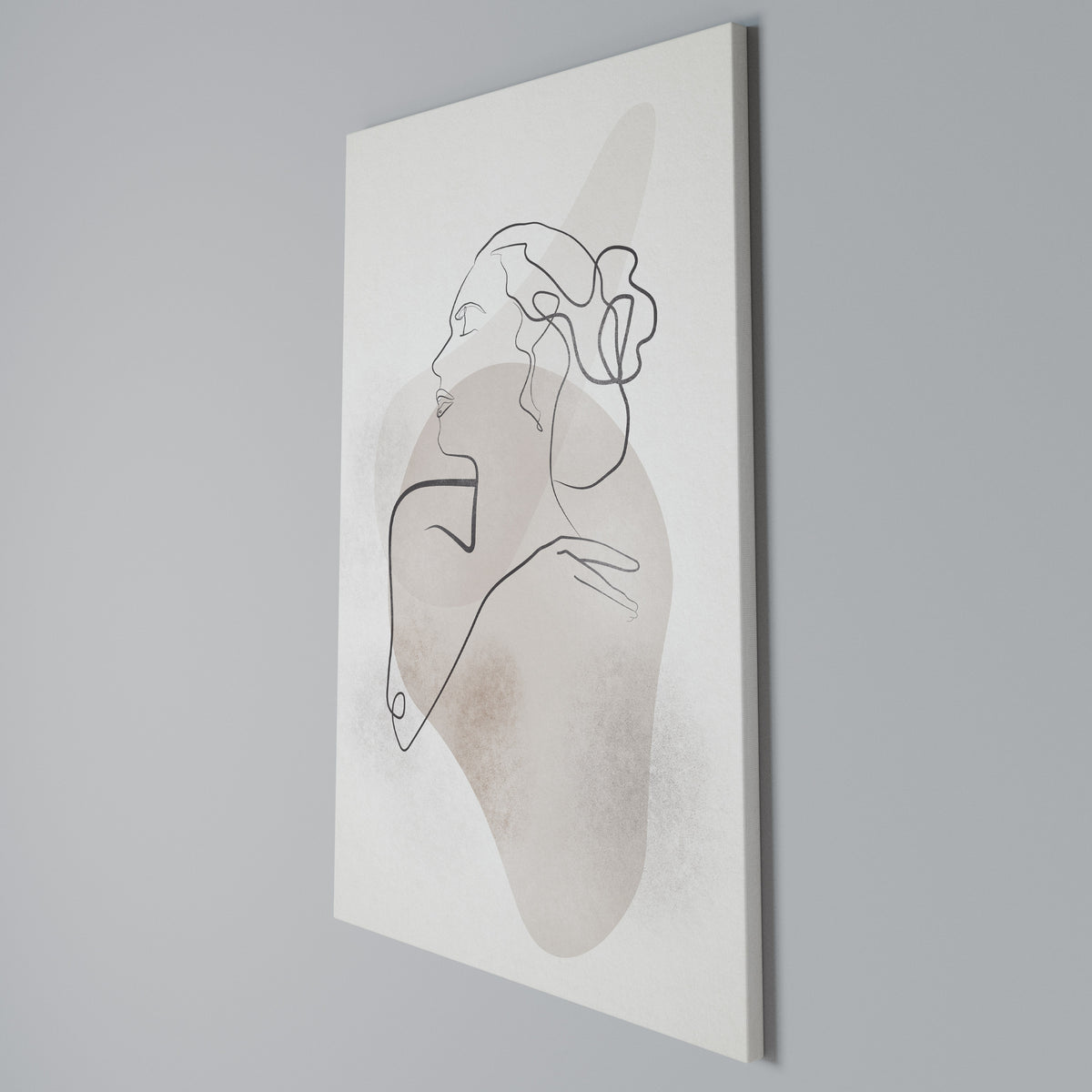 GRACEFUL LINES Quadro em tela vertical