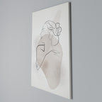 GRACEFUL LINES Quadro em tela vertical