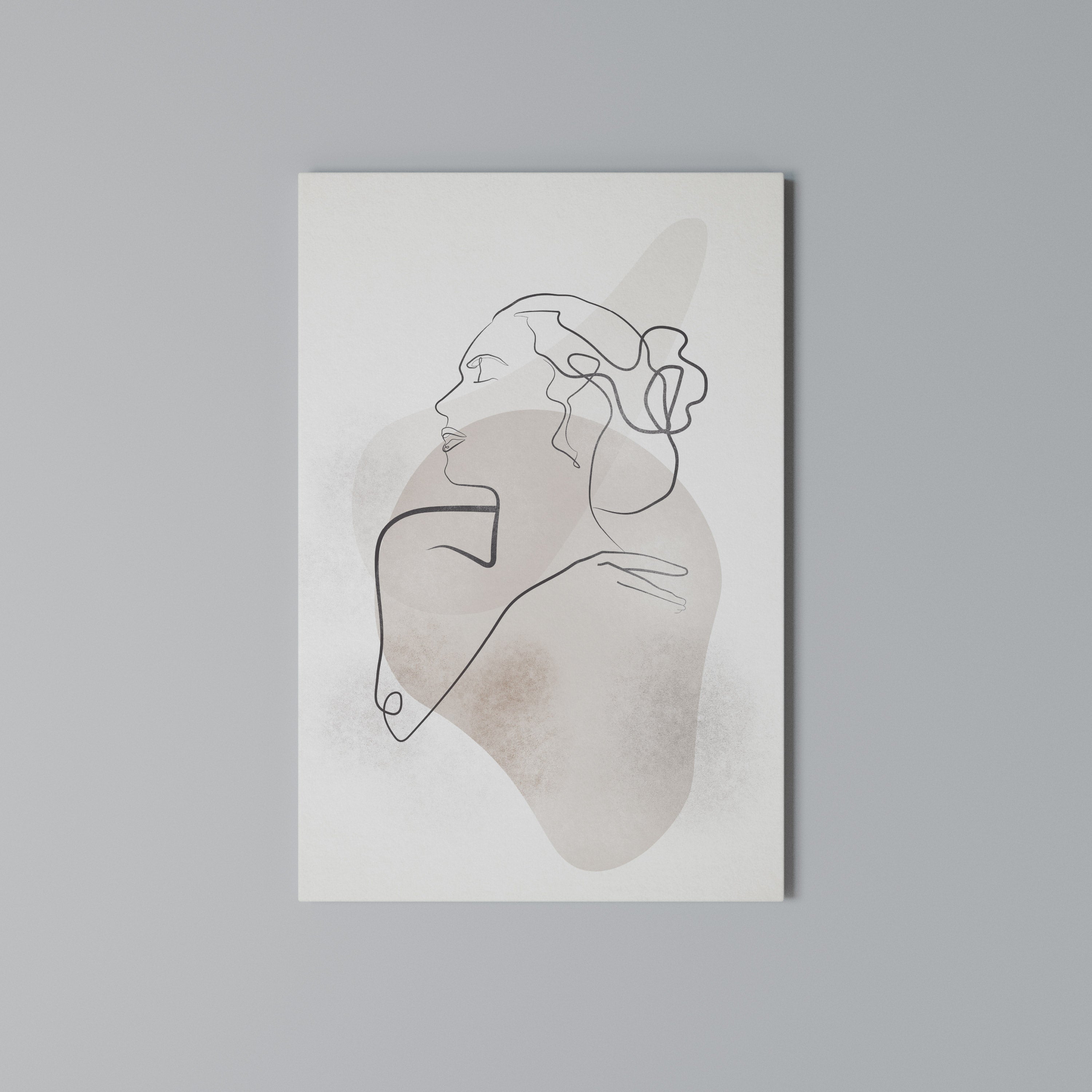 GRACEFUL LINES Quadro em tela vertical