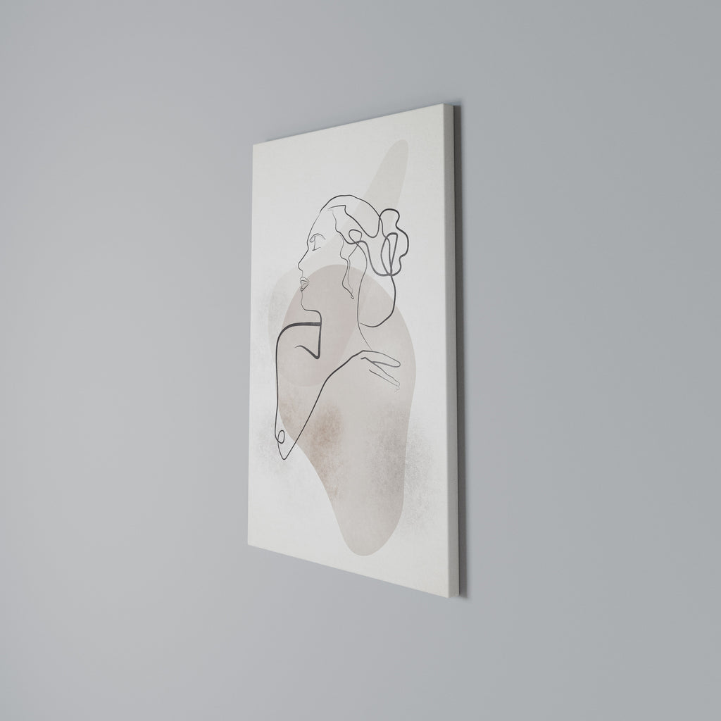 GRACEFUL LINES Quadro em tela vertical