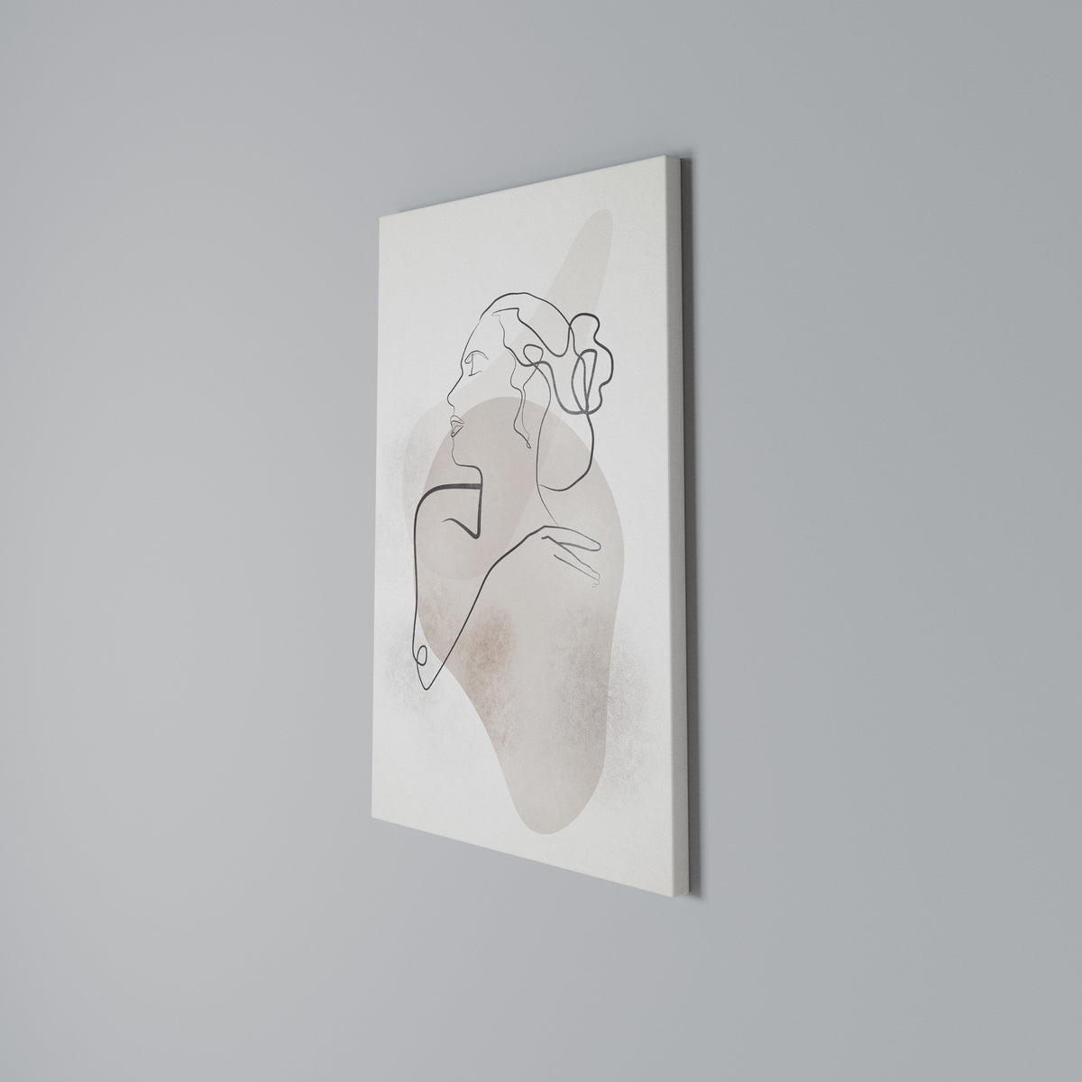 GRACEFUL LINES Quadro em tela vertical