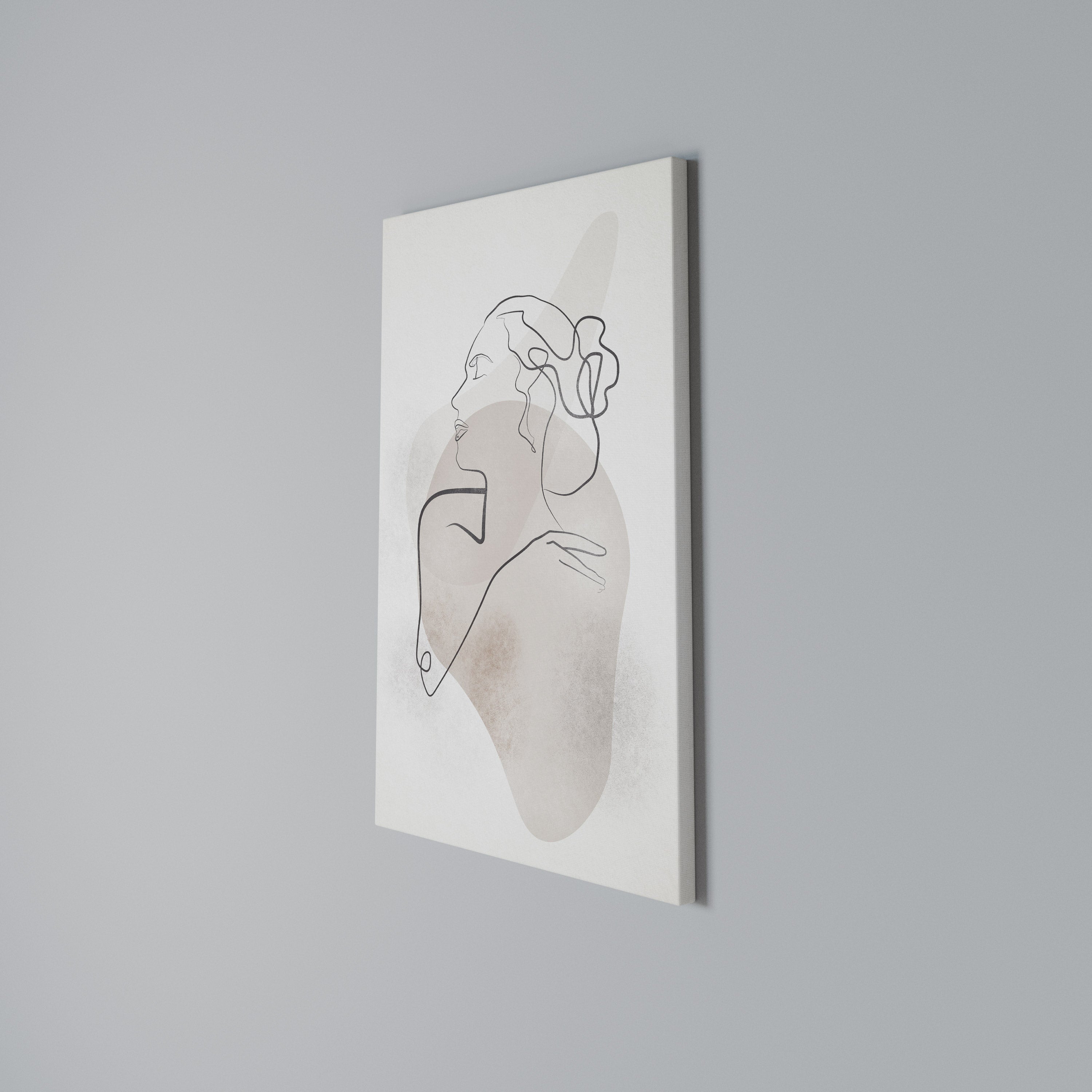 GRACEFUL LINES Quadro em tela vertical