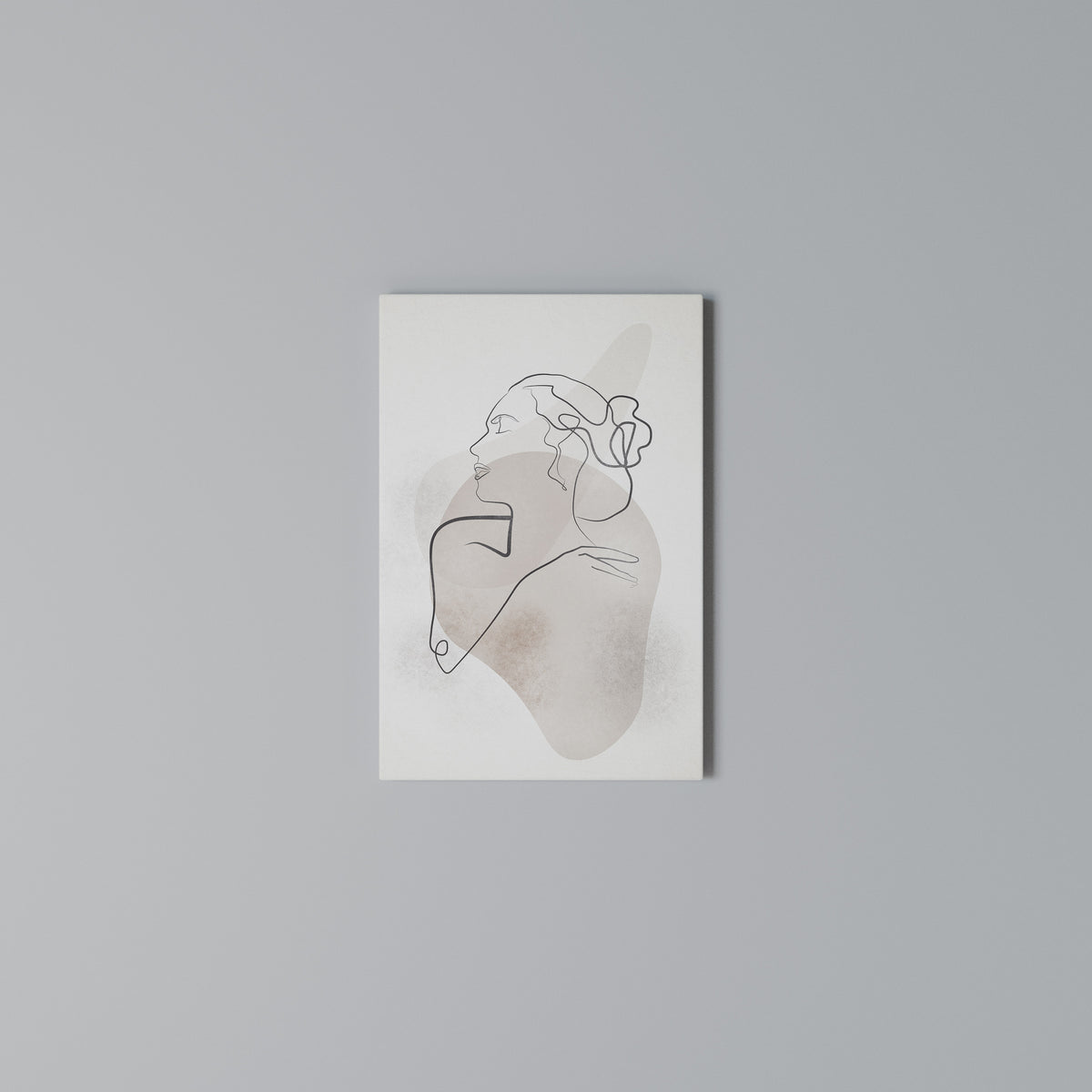 GRACEFUL LINES Quadro em tela vertical