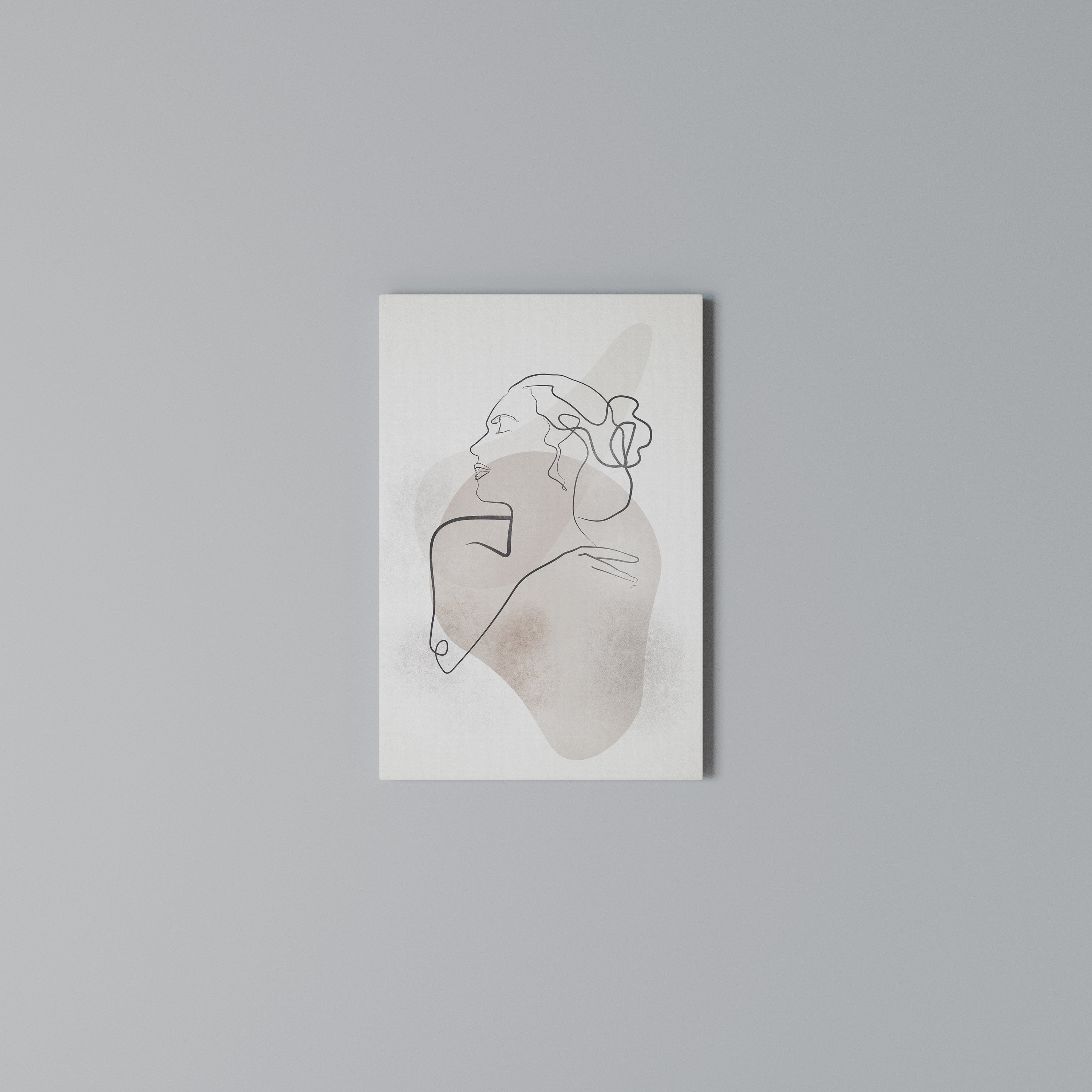 GRACEFUL LINES Quadro em tela vertical
