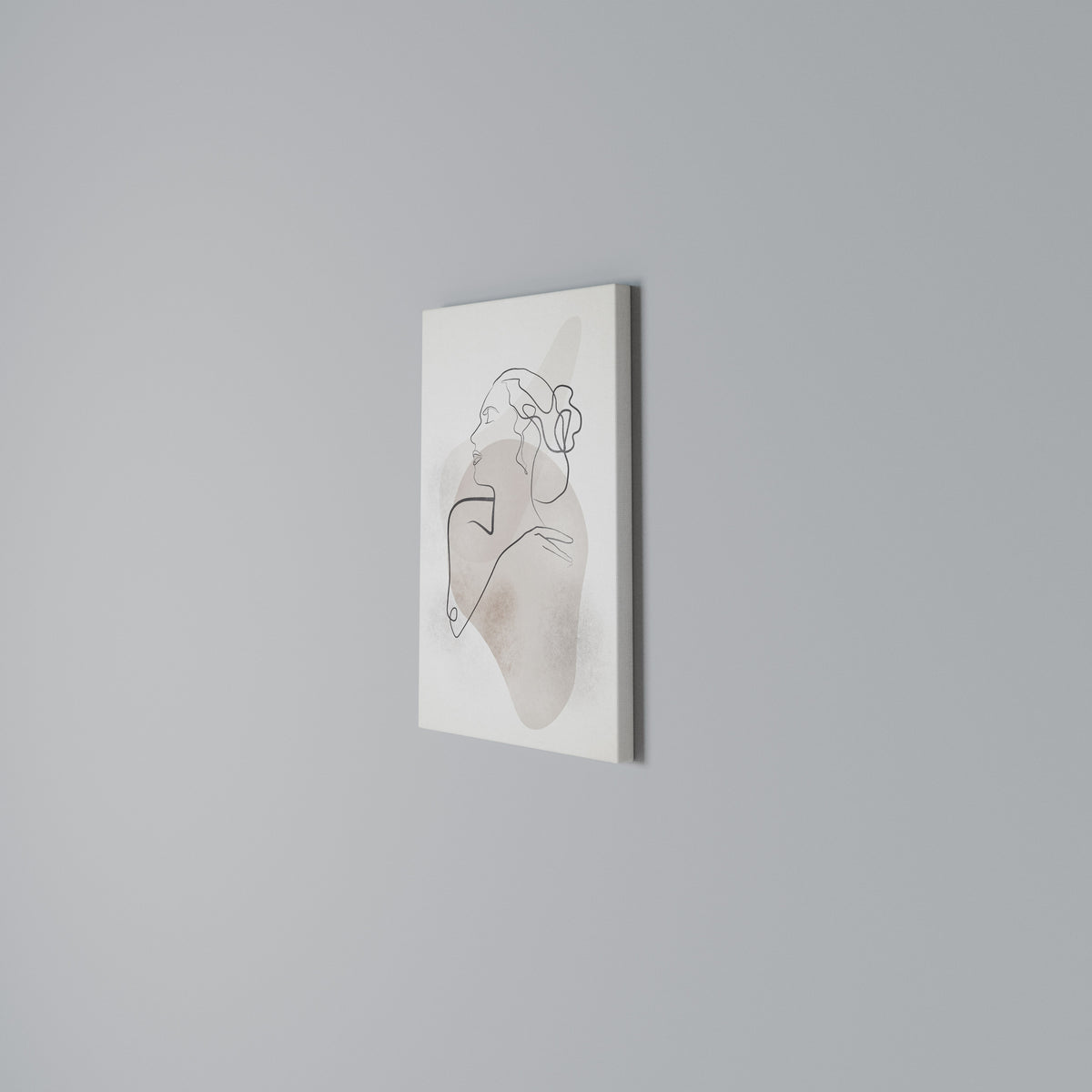 GRACEFUL LINES Quadro em tela vertical