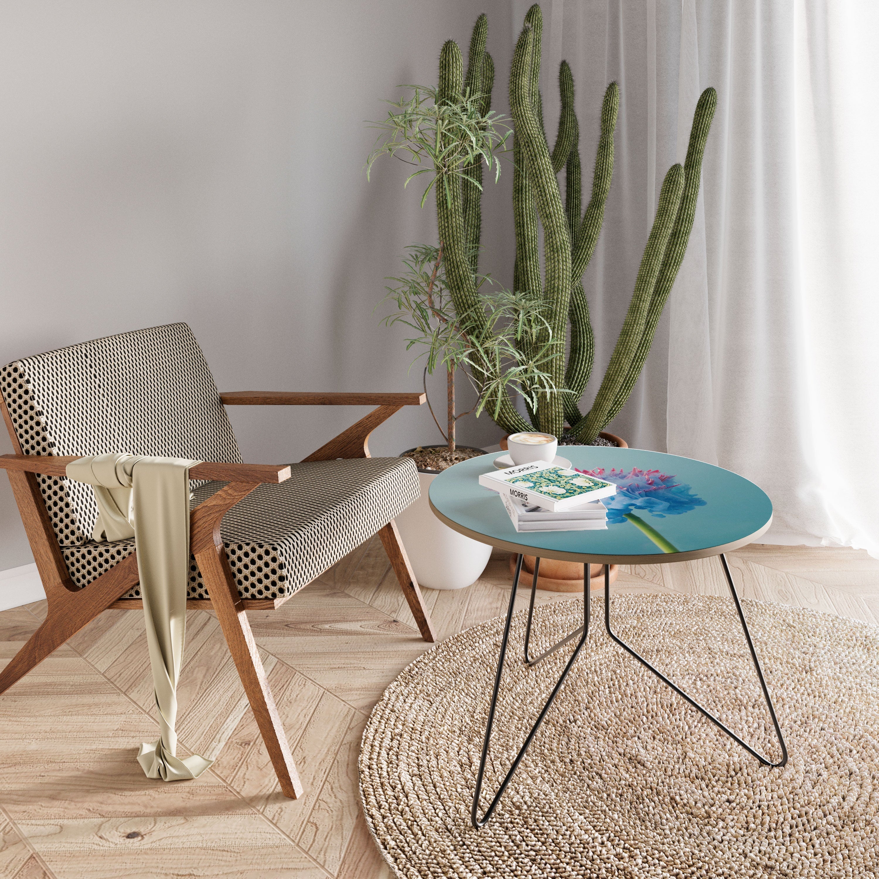 MISTY BLUE EXPLOSION Mesa de Centro 69