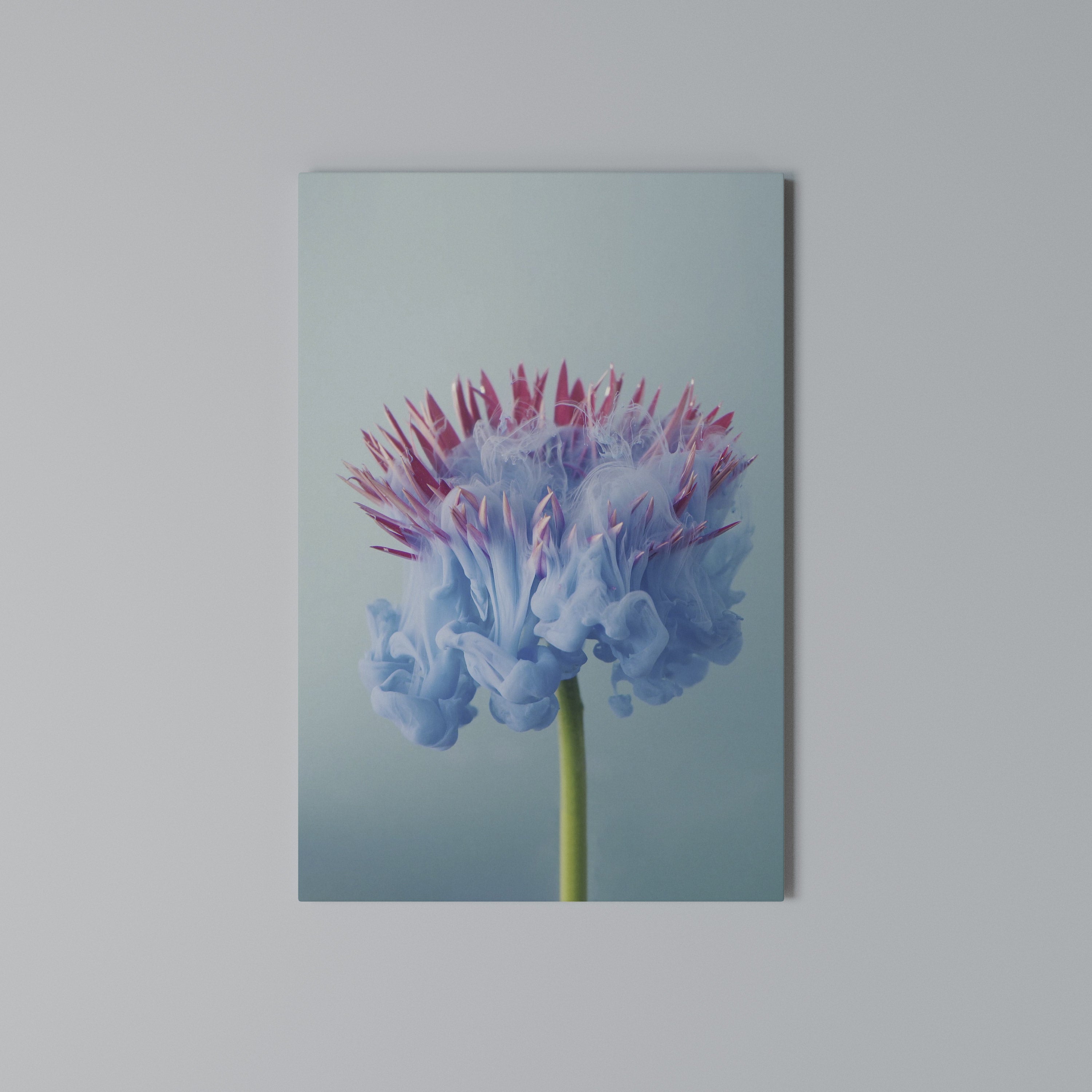 MISTY BLUE EXPLOSION Quadro em tela vertical