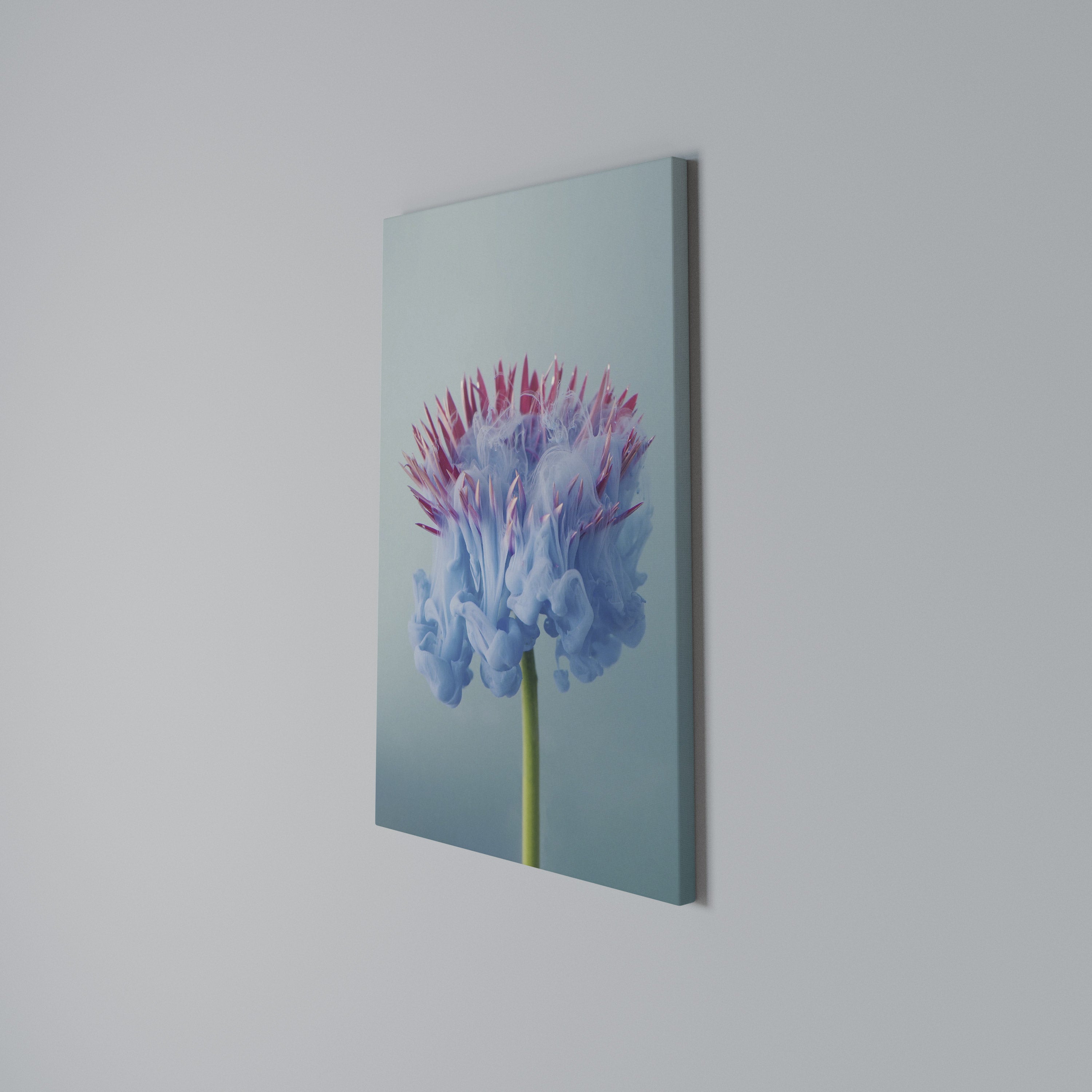 MISTY BLUE EXPLOSION Quadro em tela vertical