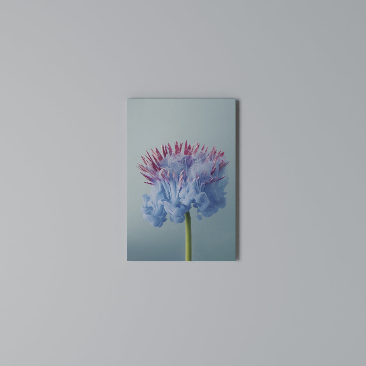 MISTY BLUE EXPLOSION Quadro em tela vertical