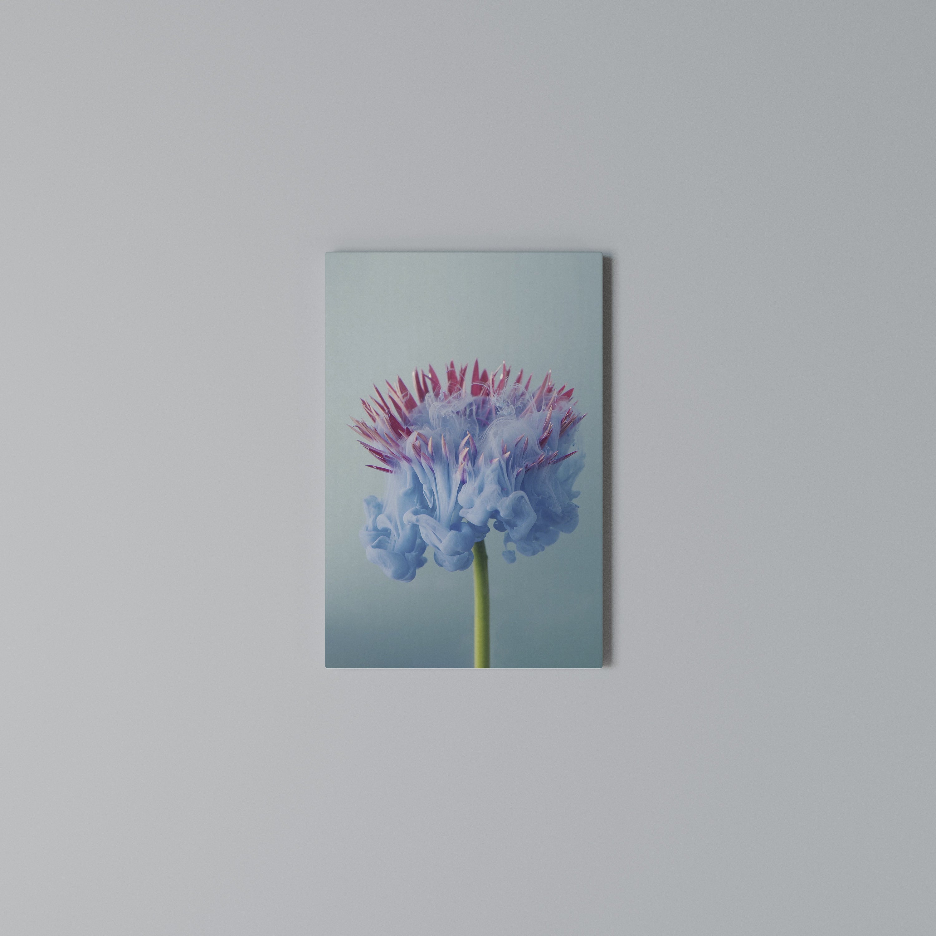 MISTY BLUE EXPLOSION Quadro em tela vertical