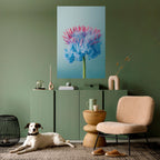 MISTY BLUE EXPLOSION Poster Vertical Autocolante