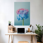 MISTY BLUE EXPLOSION Poster Vertical Autocolante