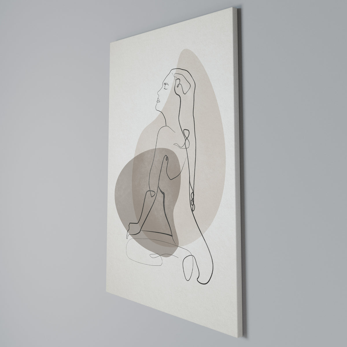 CONTOURS OF BEAUTY Vertical Canvas Print