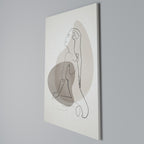 CONTOURS OF BEAUTY Vertical Canvas Print