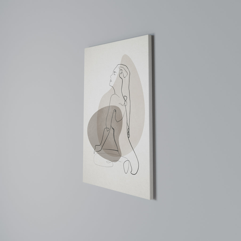CONTOURS OF BEAUTY Vertical Canvas Print