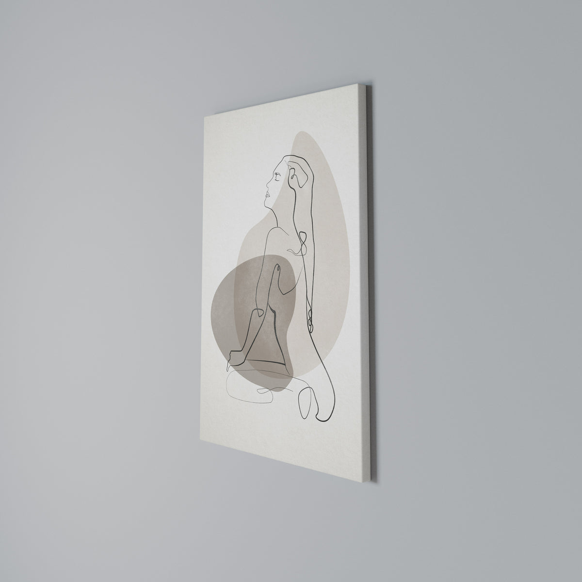 CONTOURS OF BEAUTY Vertical Canvas Print