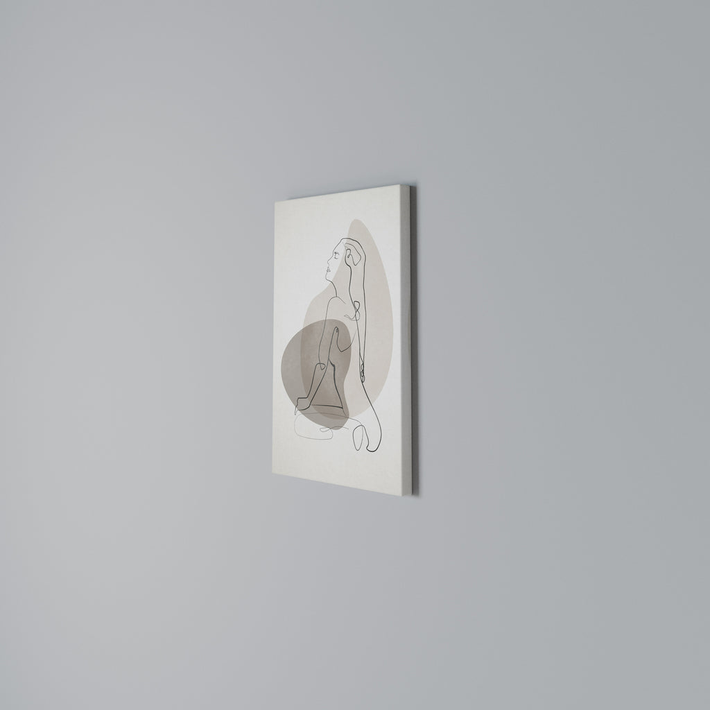 CONTOURS OF BEAUTY Vertical Canvas Print