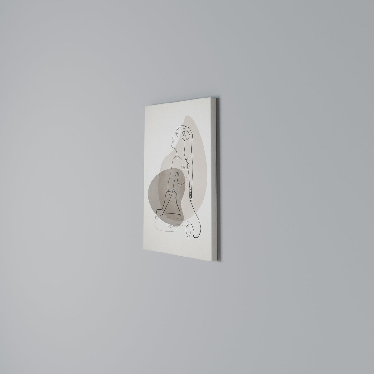 CONTOURS OF BEAUTY Vertical Canvas Print