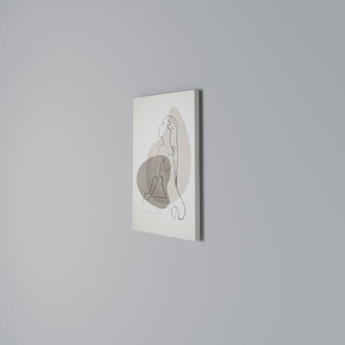 CONTOURS OF BEAUTY Quadro em tela vertical