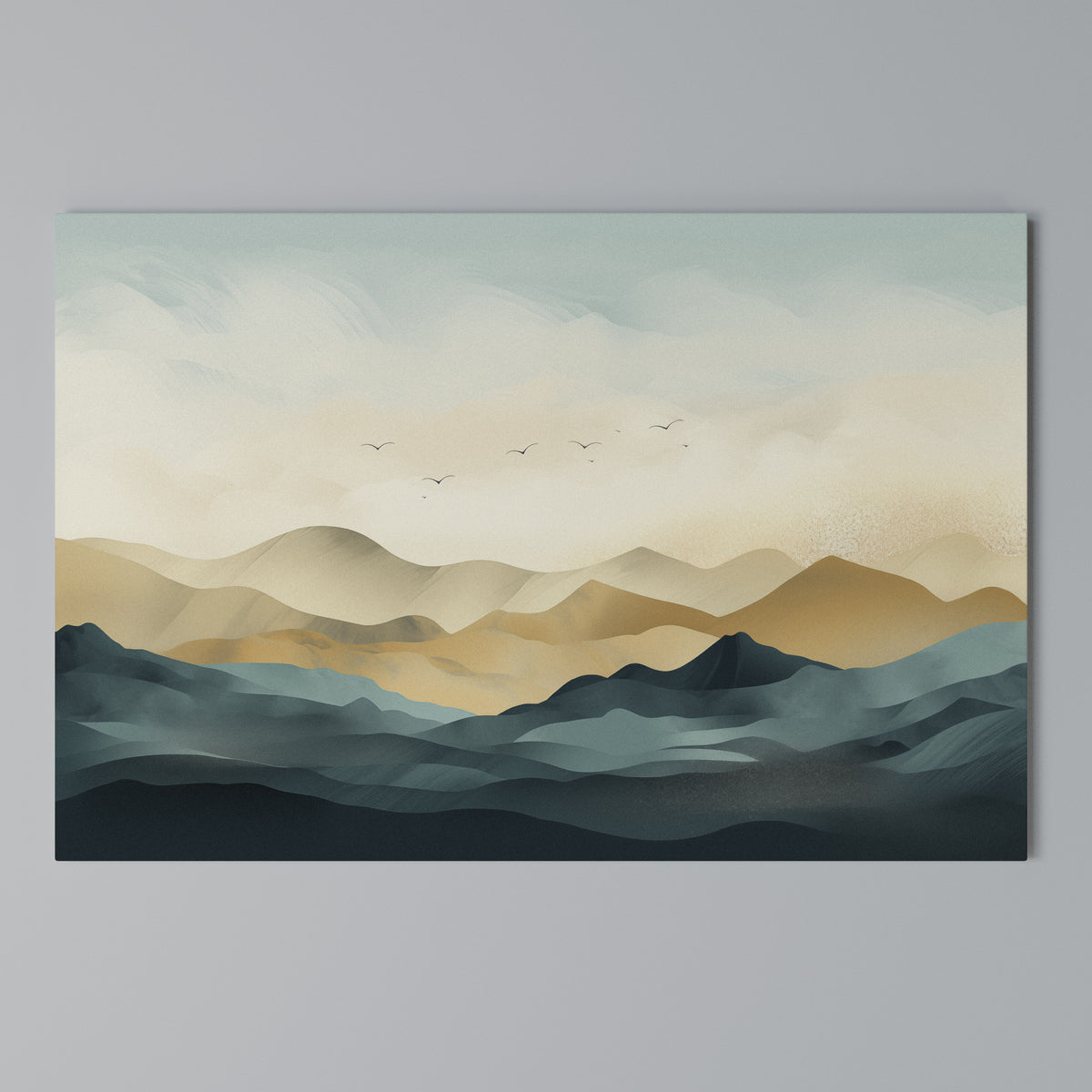 MOUNTAIN MELODY Horizontal Canvas Print