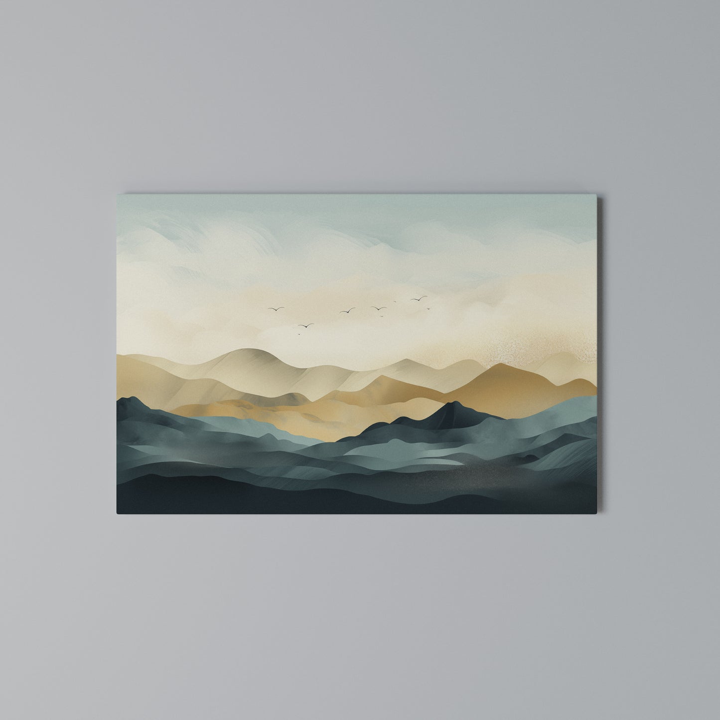 MOUNTAIN MELODY Horizontal Canvas Print