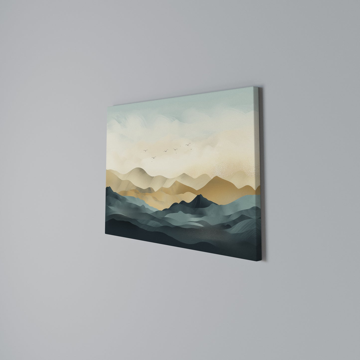 MOUNTAIN MELODY Horizontal Canvas Print