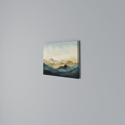 MOUNTAIN MELODY Horizontal Canvas Print