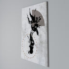 STAINS OF INTROSPECTION Vertical Canvas Print