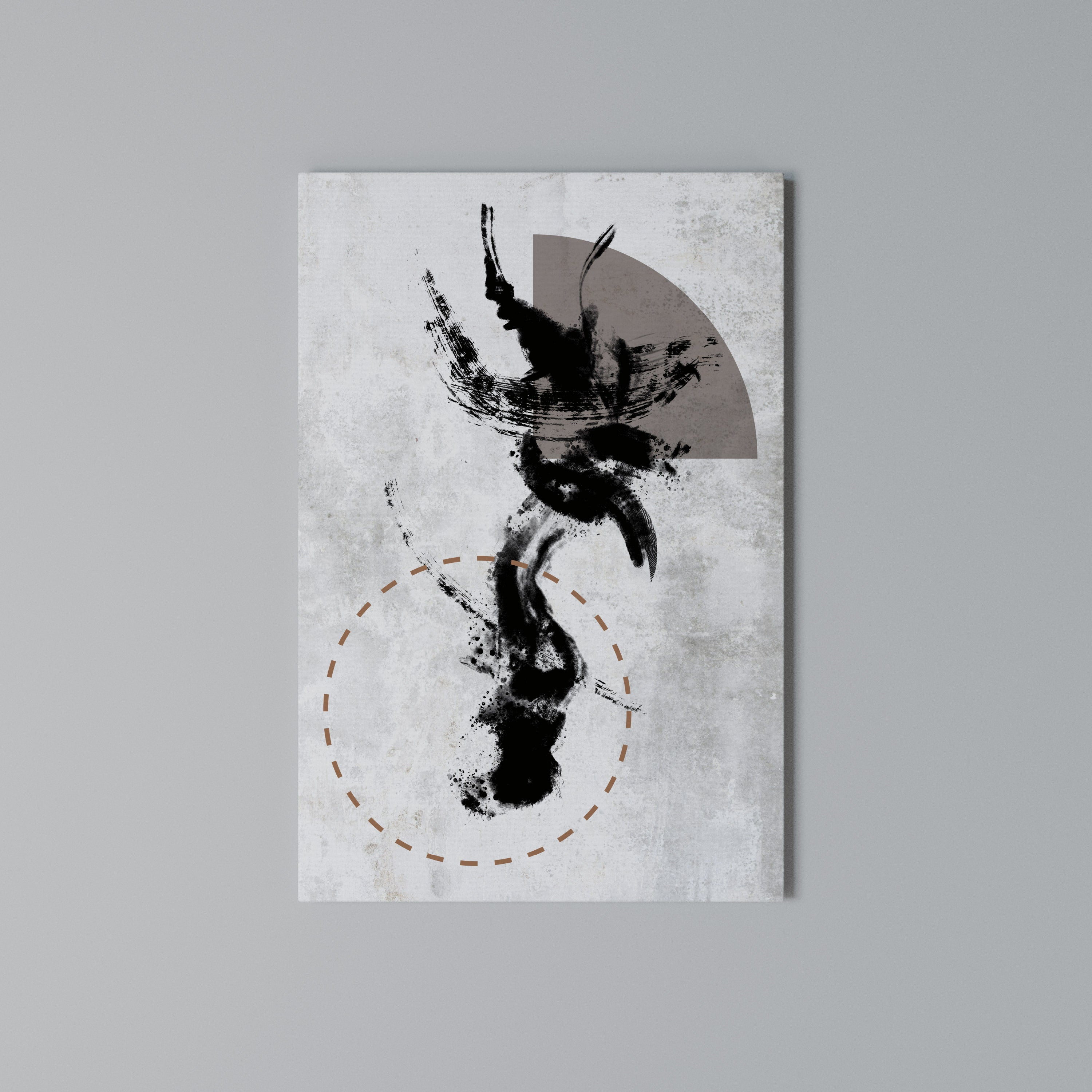 STAINS OF INTROSPECTION Quadro em tela vertical