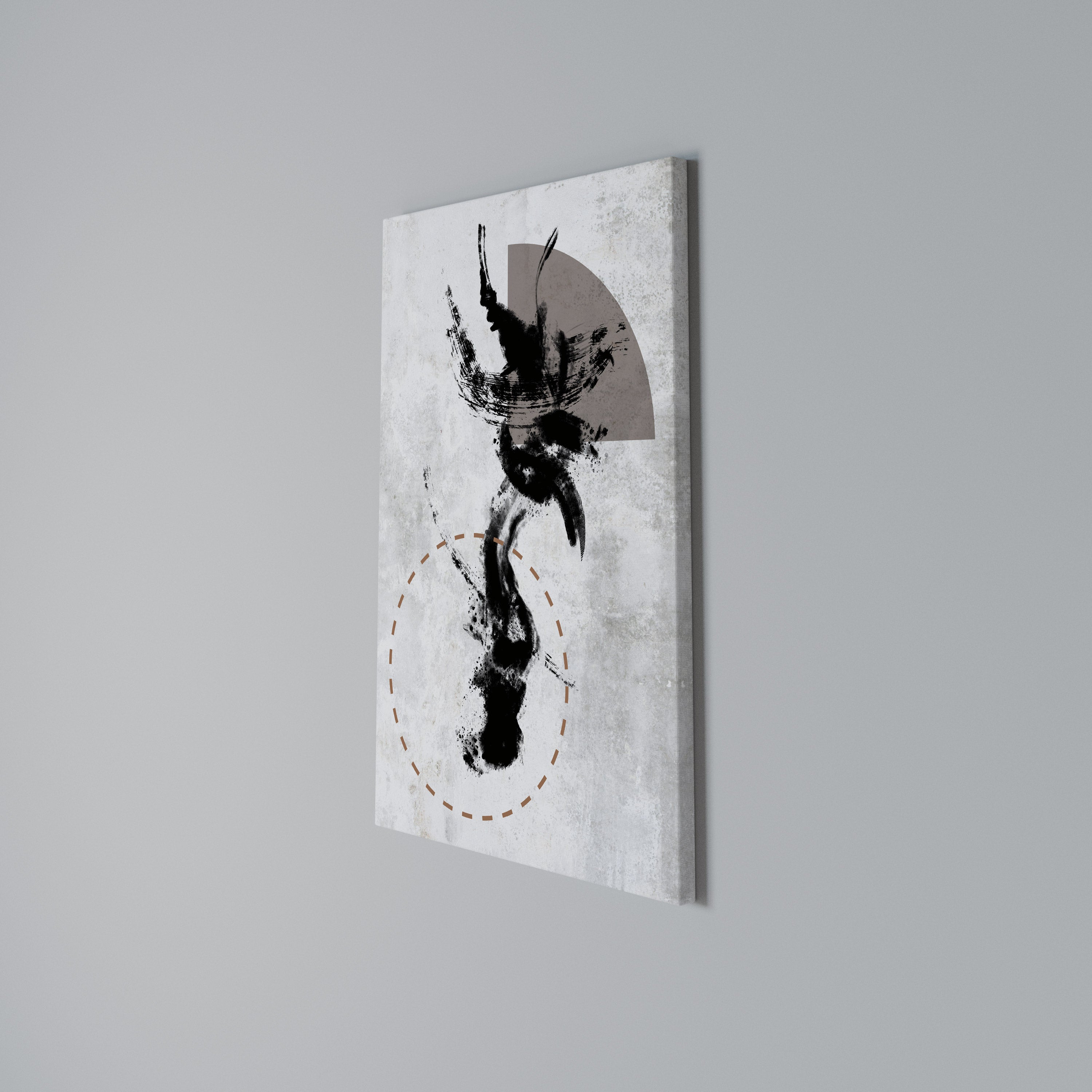 STAINS OF INTROSPECTION Vertical Canvas Print