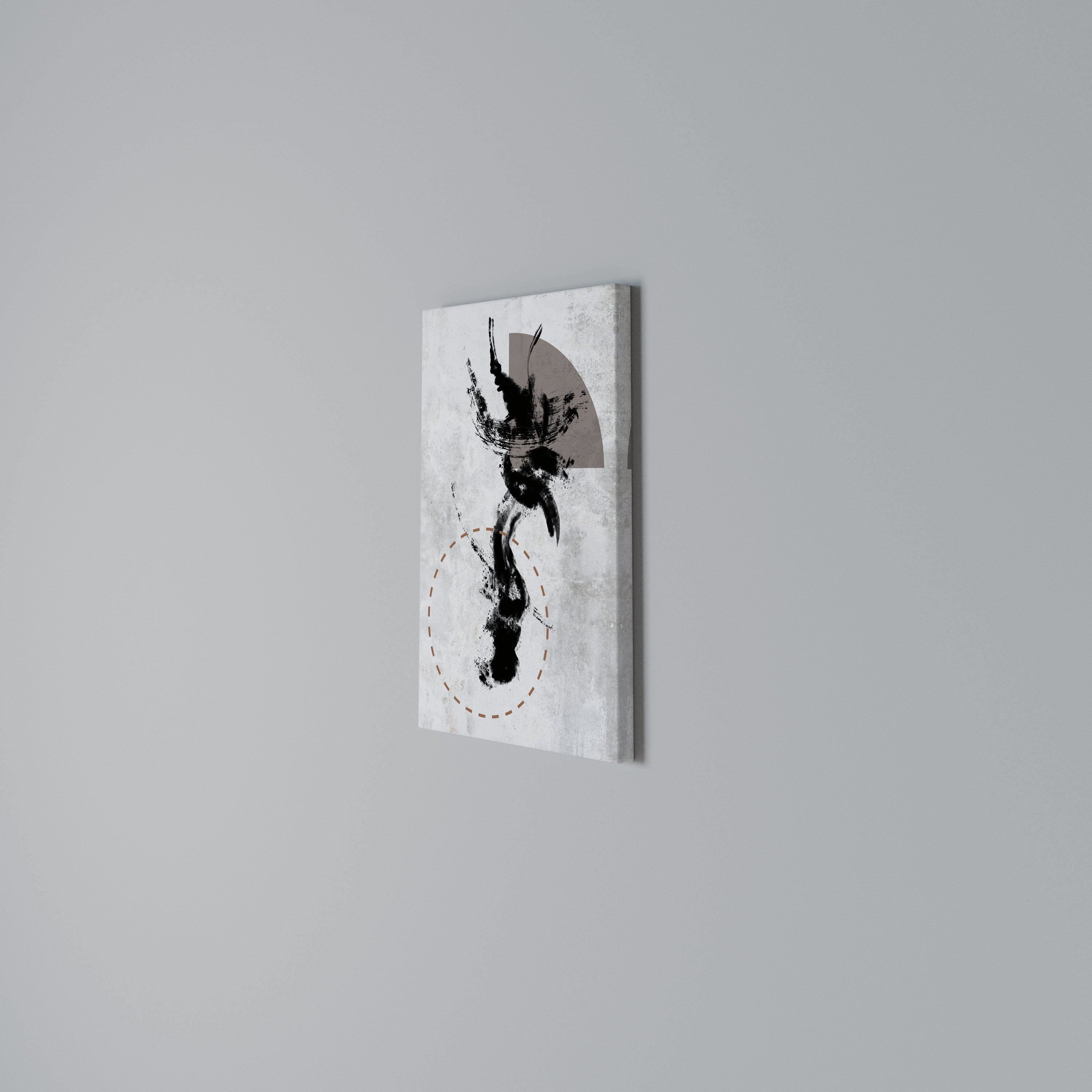 STAINS OF INTROSPECTION Vertical Canvas Print