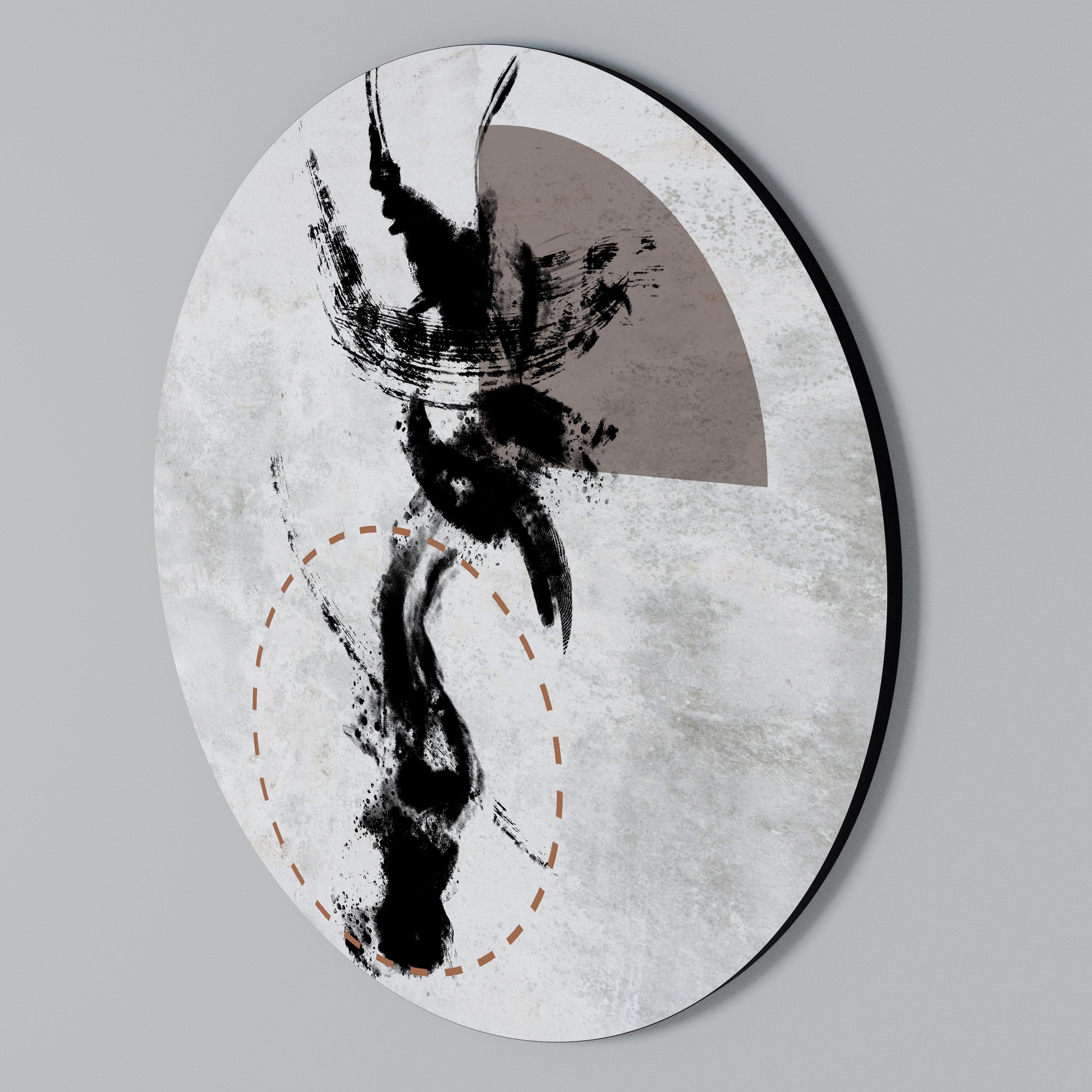 STAINS OF INTROSPECTION Arte de Parede Redonda