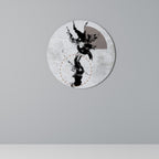 STAINS OF INTROSPECTION Quadro Redondo Decorativo