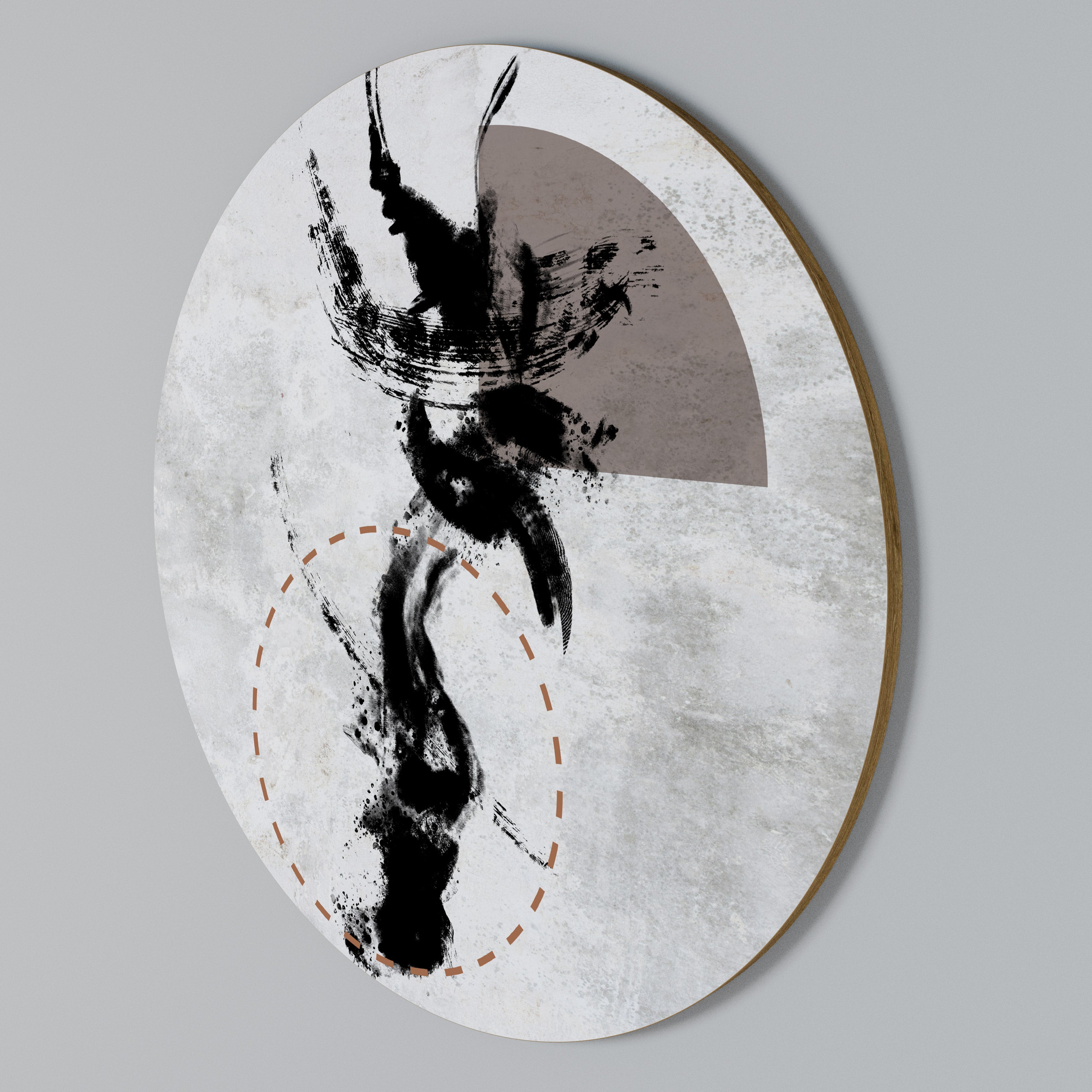 STAINS OF INTROSPECTION Arte de Parede Redonda