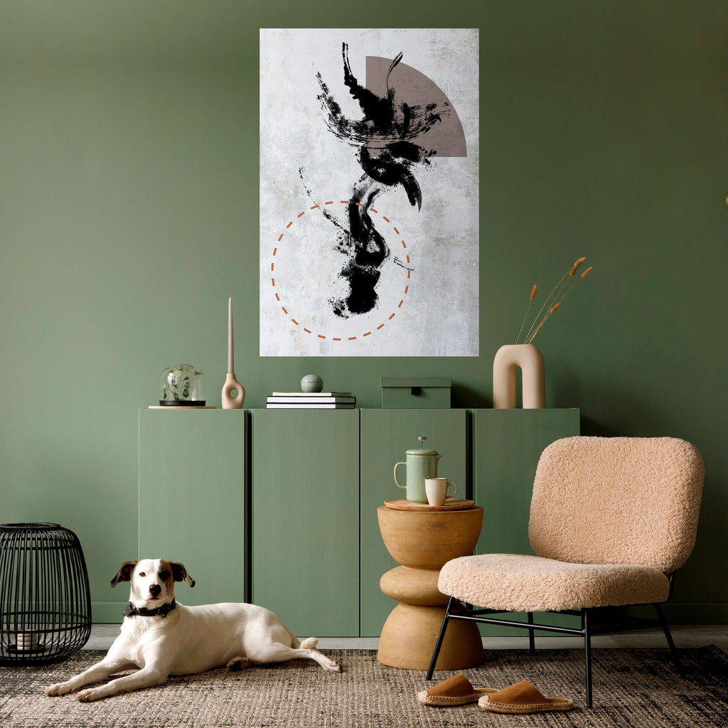 STAINS OF INTROSPECTION Peel and Stick Vertical Poster