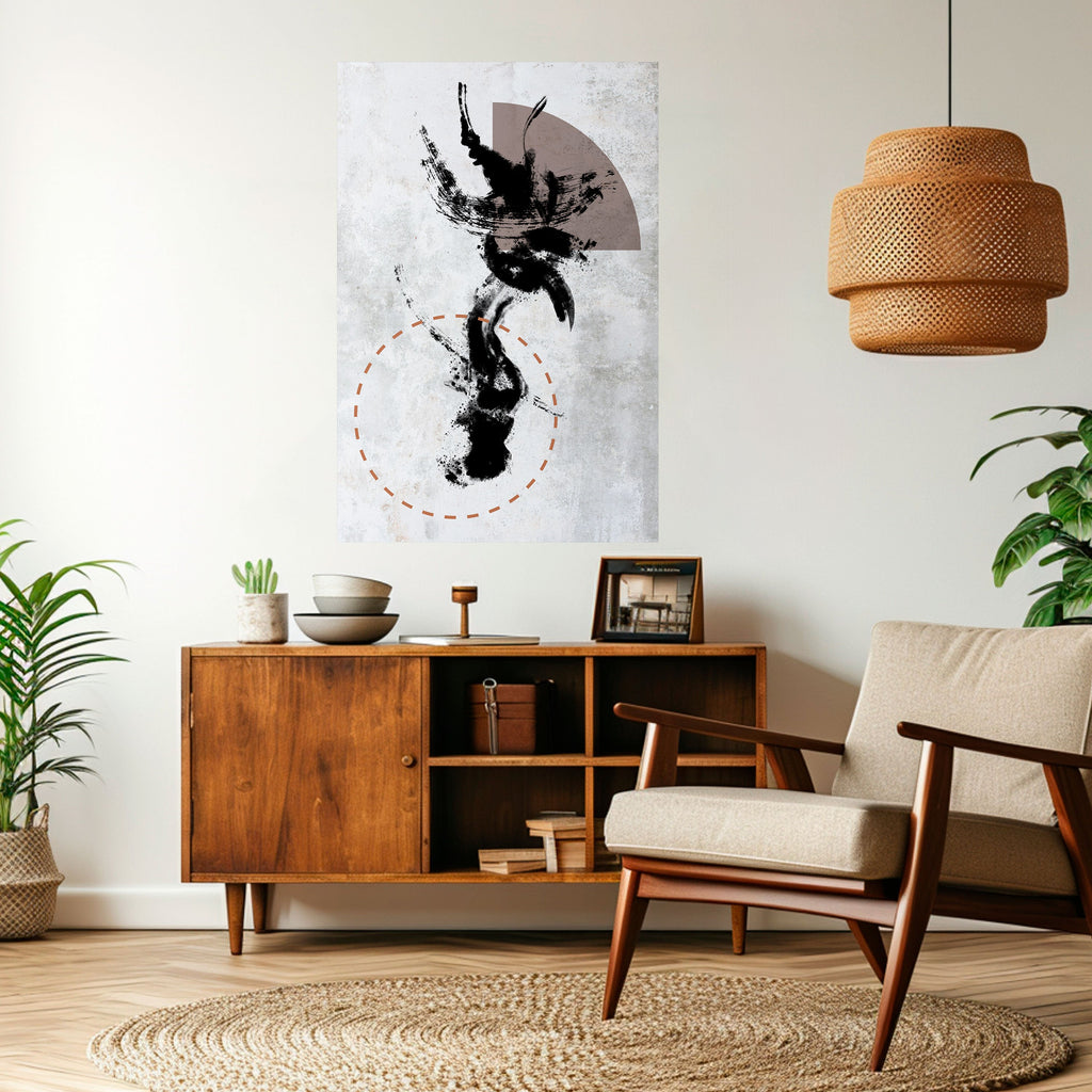 STAINS OF INTROSPECTION Peel and Stick Vertical Poster