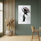 STAINS OF INTROSPECTION Peel and Stick Vertical Poster